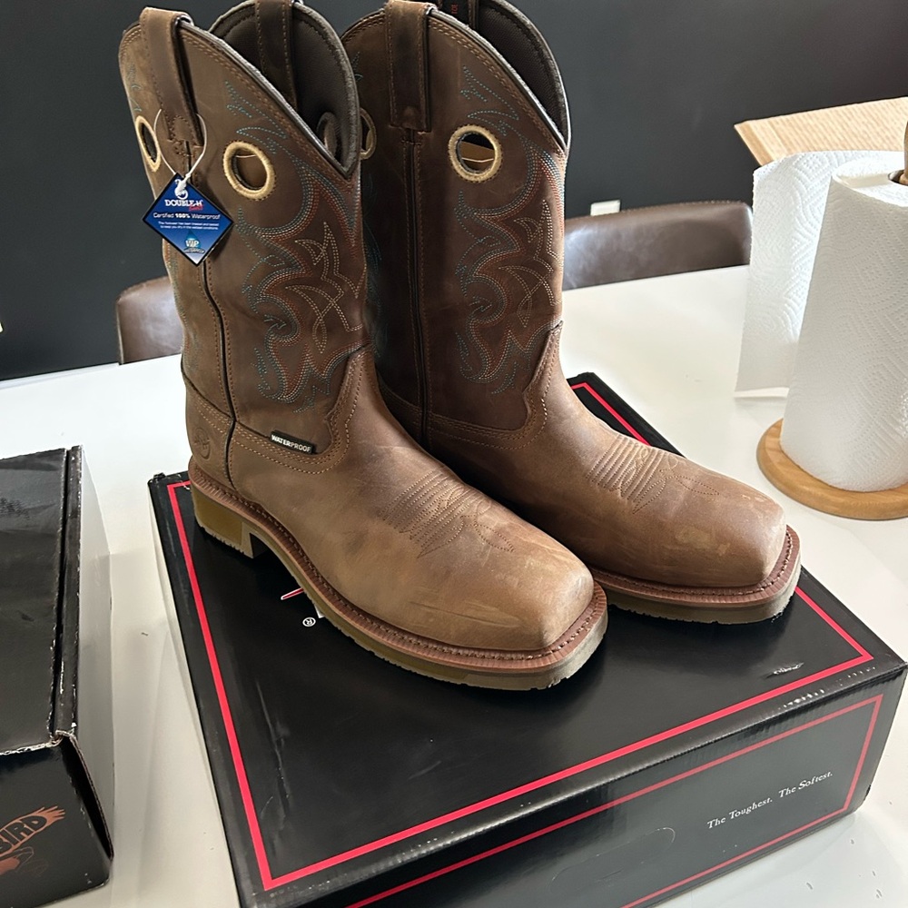 NEW Double H Men's Steel Toe Western Boots